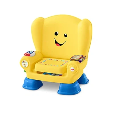 Afbeelding van Fisher Price Laugh &amp; Learn Smart Stages HBB71 Interactieve muziekstoel voor peuters Italiaanse versie Geel