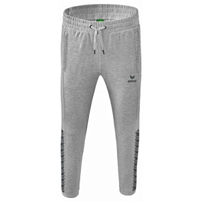 Afbeelding van Erima Essential Team Sweatbroek Heren Licht Grey Melange / Slate Maat: L