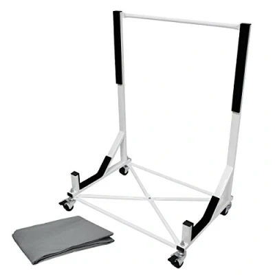 Afbeelding van Verstelbare hardtop standaard wit universeel met hoes NIEUW