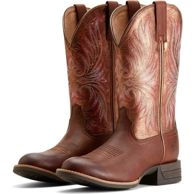 Afbeelding van Ariat Westernlaarzen Ranahan Sena Dames Sienna Saddle/Rusty Red