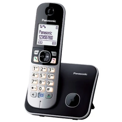 Afbeelding van Draadloze telefoon Panasonic KX TG6811FRB Wit Zwart Zwart/Zilverkleurig