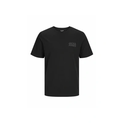 Afbeelding van Jack &amp; Jones Jjecorp LOGO Oneck NOOS Tshirt print, Heren, Maat: XS, Black