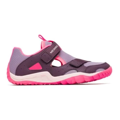 Afbeelding van Merrell Hydro Quest Unisex Sandalen voor kinderen, Maat: 34, Purple/pink Textiel/ synthetisch