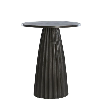 Afbeelding van Light&amp;living Bijzettafel Ø45x56 cm VEGLIA mat donker bruin