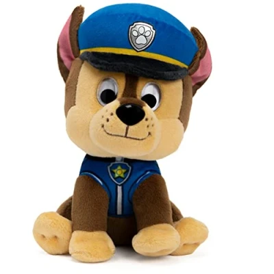 Image de Peluche Paw Patrol Chase La Pat’ Patrouille Gund Pat’Patrouille 15 cm