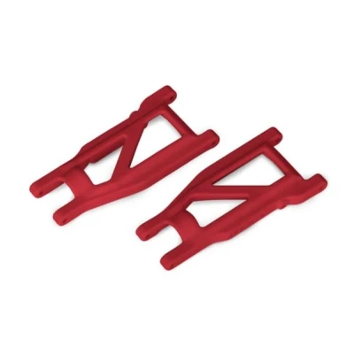 Afbeelding van Suspension arms, red, front/rear (left &amp; right) (2) (heavy duty, cold weather ma