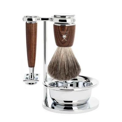 Afbeelding van Muhle scheerset RYTMO S81H220SSR Dassenhaar Safety razor Essen
