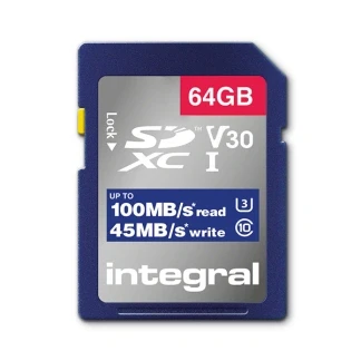 Afbeelding van Geheugenkaart Integral SDHC XC 64GB