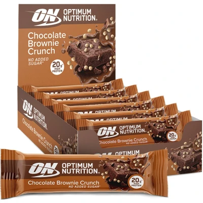 Afbeelding van Optimum Nutrition Choco Brownie Crunch Bar 12 Repen