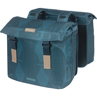 Afbeelding van Fietstas Basil Elegance Shopper Dubbel 40 49l