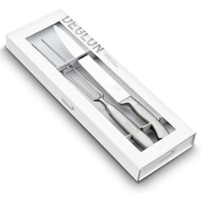Afbeelding van Déglon Cadeauset Oryx® Snijmes 22 cm en Vleesvork 21 Roestvrij Staal