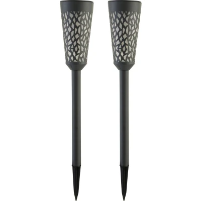 Afbeelding van Solar Tuinfakkel Swansea LED Set van 2 stuks