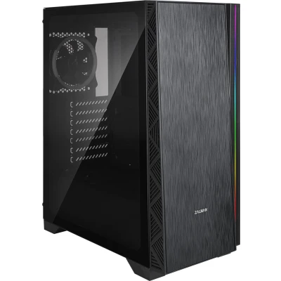 Afbeelding van Zalman Z3 Neo Midi Tower zwart gehard glas USB 2.0