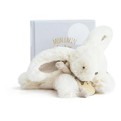 Afbeelding van Doudou et Compagnie knuffeldier konijn 16 cm taupe Lapin Bonbon DC3377
