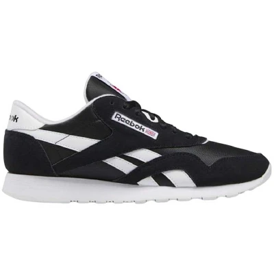 Afbeelding van Reebok Classic CL Sneakers laag, Maat: 41, Core black/footwear white Leer en textiel