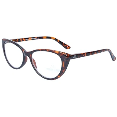 Afbeelding van Montana Eyewear MR64A Leesbril vlindermontuur +2.00 Glanzend Turtle