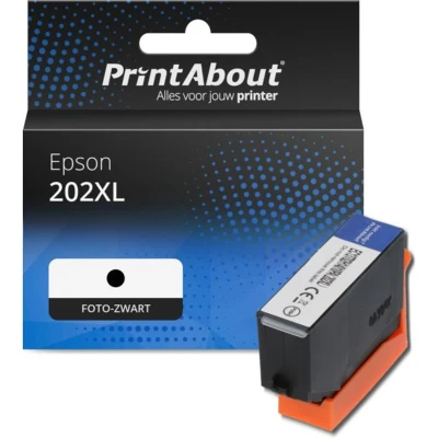Afbeelding van Huismerk Epson 202XL (C13T02H14010) Inktcartridge Foto zwart Hoge capaciteit