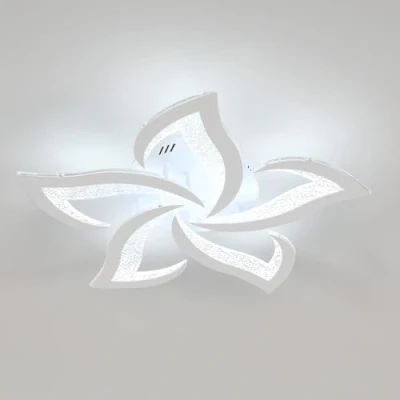Afbeelding van Comely Moderne led plafondlamp, 60 W, 4500 lm, bloemenvorm, voor keuken, eetkamer, badkamer (koud wit 6500 K, diameter cm)