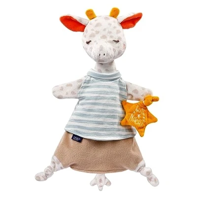 Image de Fehn Doudou girafe pour bébé nouveau né Aide au sommeil avec « Glow in the Dark » marionnette et enfant à partir de 0 mois