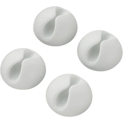 Afbeelding van TRU COMPONENTS SWC 10WT/4P Kabelhouder Zelfklevend 542241 Bundel Ø (bereik) 9 mm (max) Wit 4 stuk(s)