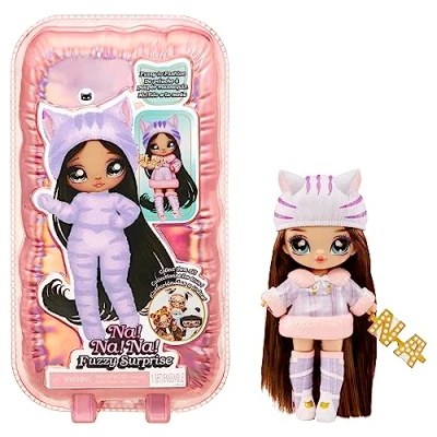 Afbeelding van Na! Fuzzy Surprise Tabby Cat Girl Minipop