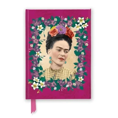 Afbeelding van Flame Tree Notebooks Frida Kahlo: Dark Pink (Foiled Journal)