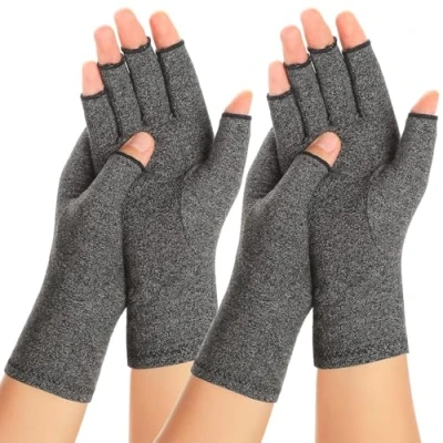 Afbeelding van SUPERFA 2 paar artritis handschoenen voor vrouwen en mannen, compressiehandschoenen ter verlichting van artritis, reuma artrose, grijpen dagelijks werk
