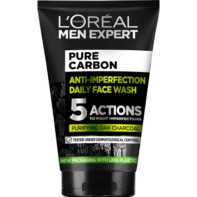 Afbeelding van 1+1 gratis: L&#039;Oréal Men Expert Pure Charcoal Gezichtsreiniger 100 ml