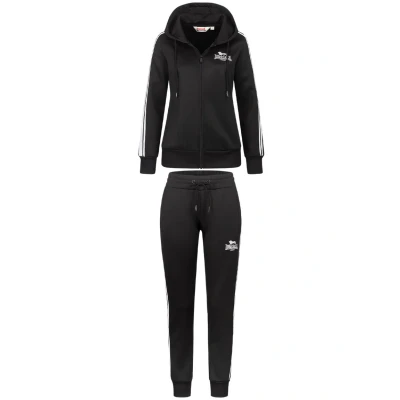 Afbeelding van Lonsdale SET Bromley Trainingspak, Dames, Maat: Large, Black white