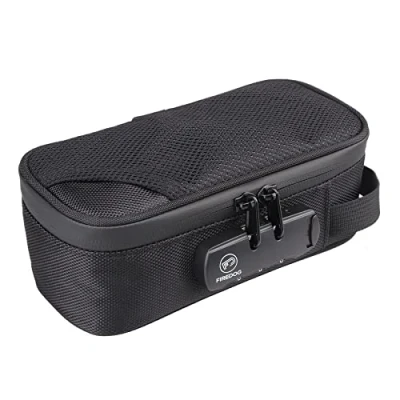 Afbeelding van FIREDOG Étui anti odeurs, sac Noir, Compacte