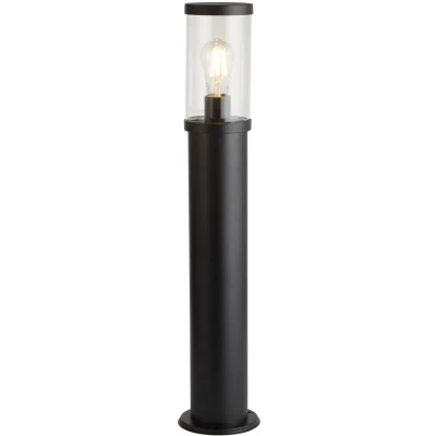 Afbeelding van Tuinpadverlichting, IP44, zwart, hoogte 73 cm, metaal