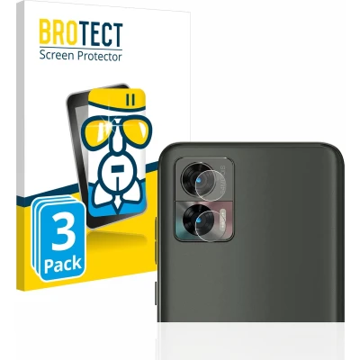 Afbeelding van BROTECT Screenprotector voor Motorola Edge 30 Neo (ALLEEN Camera Lens) Folie Beschermfolie Beschermglas transparant (3 Stuks)