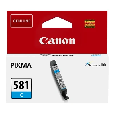 Image de Canon CLI 581C 5.6 ml cyan original réservoir d&#039;encre pour PIXMA TS6251, TS6350, TS6351, TS705, TS8252, TS8350, TS8351, TS8352, TS9550, TS9551