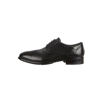 Afbeelding van ECCO Citytray Veterschoenen, Heren, Maat: 39, Black Leer