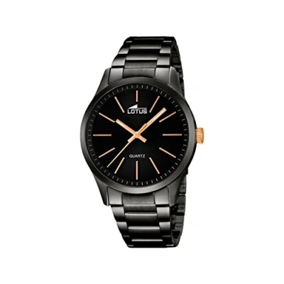 Afbeelding van Lotus Horloge, Heren, Maat: One Size, Schwarz