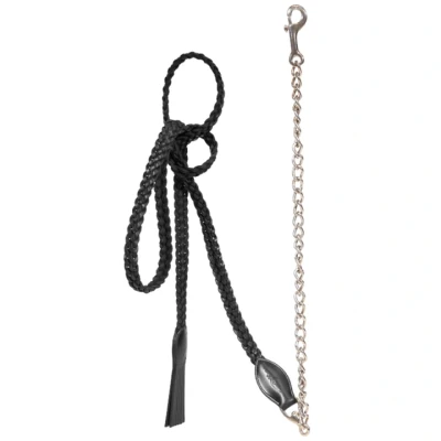 Afbeelding van Dyon Halstertouw met Ketting Zwart