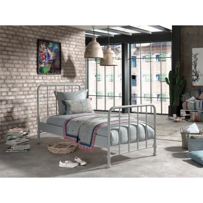 Afbeelding van LUCEVI Bronxx Bed 90x200cm Rainy Grey