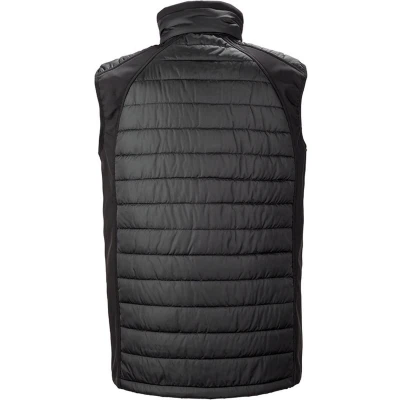 Afbeelding van Result Black compass gewatteerde softshell bodywarmer R238X Black/Black