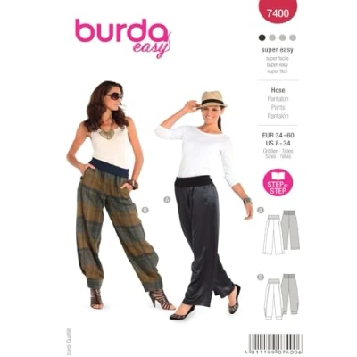 Afbeelding van Burda Naaipatroon 7400 Broek in variaties