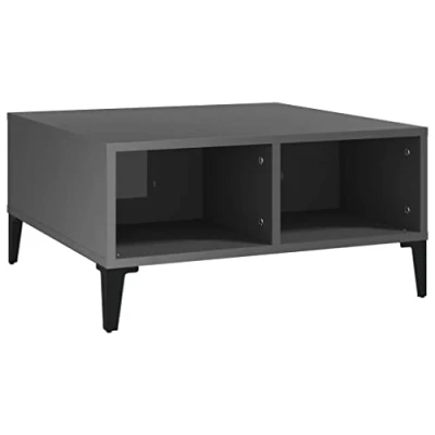 Afbeelding van vidaXL Salontafel, glanzend, 60 x 30 cm, spaanplaat