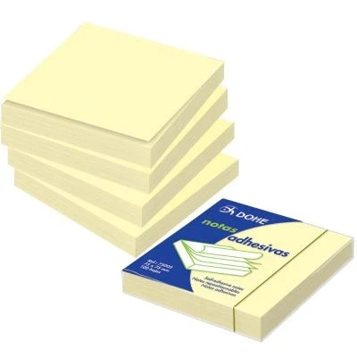 Image de Pack 3 Bloc 100 notes adhésives jaunes 37x50