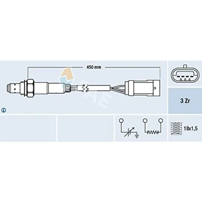 Afbeelding van Fae Lambda sonde 77222
