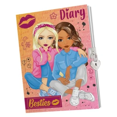 Afbeelding van Besties Dagboek A5 met Slot