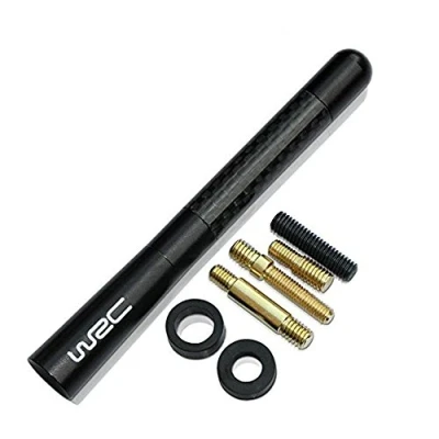 Afbeelding van OxoxO 11,9 cm AM/FM WRC koolstofvezel autoantenne compatibel met F150 F250 F350 E150 Mustang Escape Explorer Focus Ranger Raptor Truck Transit alle modellen
