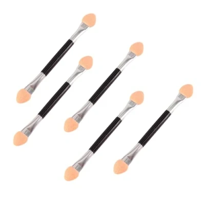 Afbeelding van 5 stuks sponzen oogschaduwkwasten, dubbelzijdig, wegwerp applicator, oogschaduwapplicator
