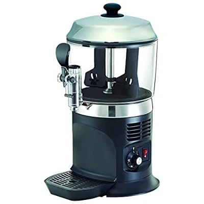 Afbeelding van Warme chocolademelk dispenser Nina zwart 5 liter