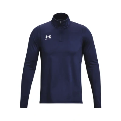 Afbeelding van Under Armour Challenger Longsleeve, Heren, Maat: Small, Midnight navy white