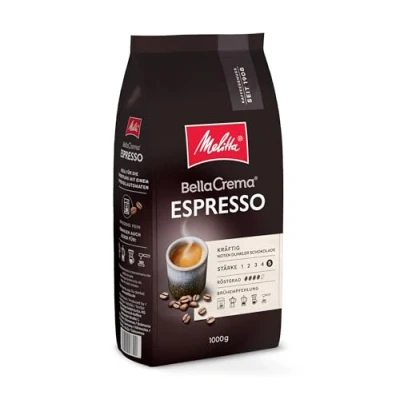 Afbeelding van 21% korting Melitta koffiebonen Bella Crema Espresso 1 stuk kg