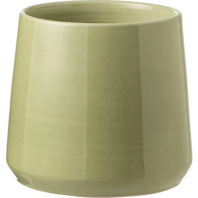 Afbeelding van J Line bloempot Rond keramiek groen medium Ø 23.00 cm
