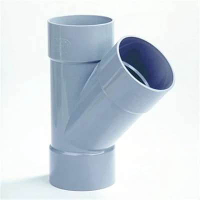 Afbeelding van Dyka T stuk 3x lijmmof 45 PVC keurmerk BRL52100 75 x 75mm
